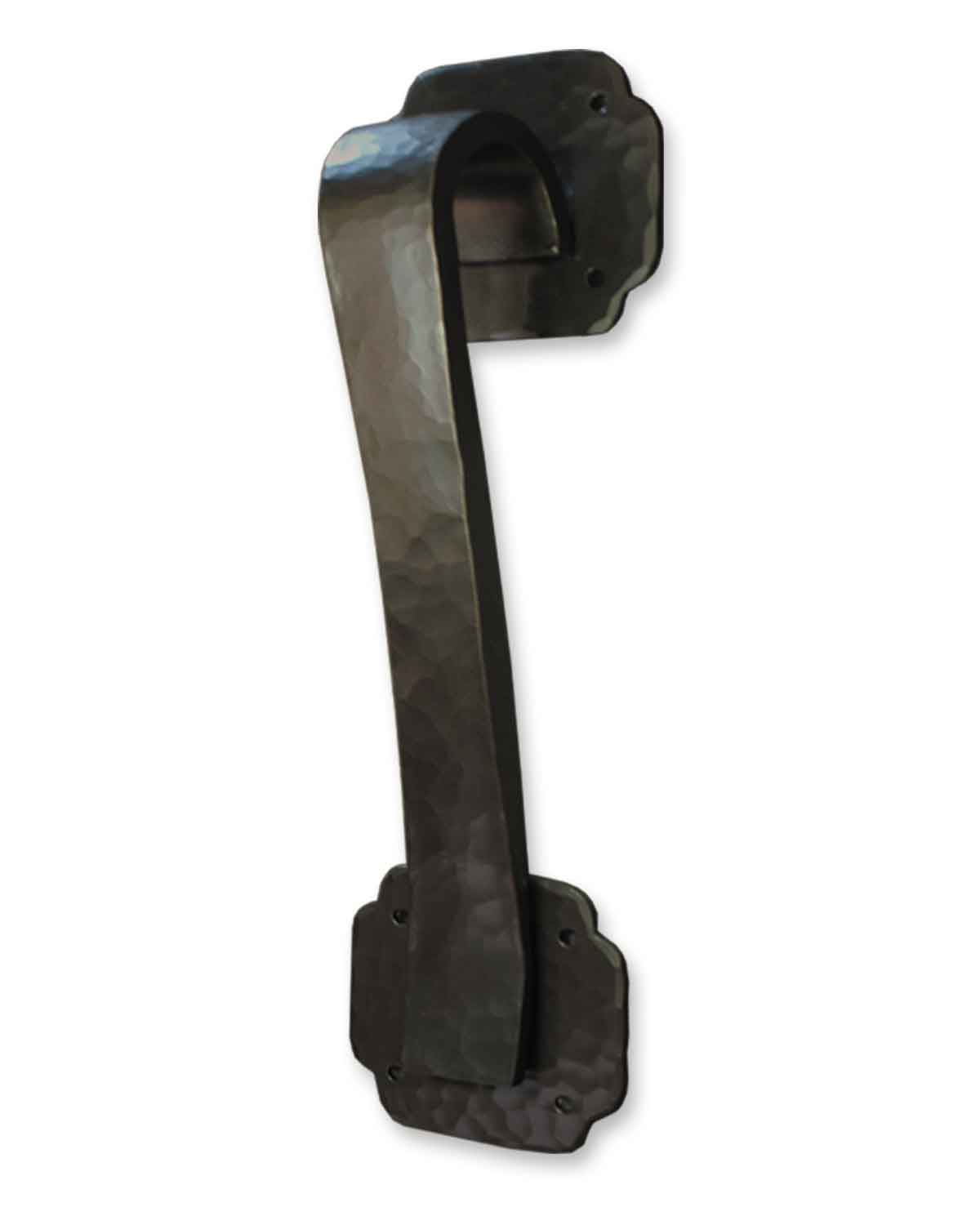arts and crafts style door hardware, hand crafted copper door pull