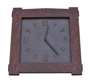 Arts and Crafts Style Wall Clock 