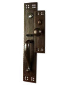Arts and Crafts Entry Hardware | Craftsman Style Door Hardware | Mission Door Hardware Set
