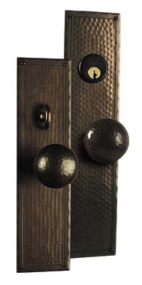 Arts and Crafts Door Hardware | Craftsman Style Entry Sets | Mission Style Entry Door Hardware. 