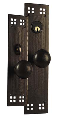 Arts and Crafts Door Hardware | Craftsman Style Entry Sets | Mission Style Entry Door Hardware. 
